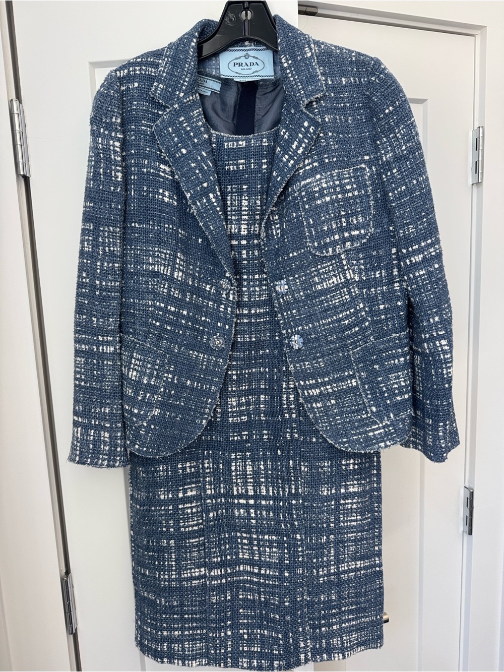 Prada Vintage Tweed Dress and Jacket